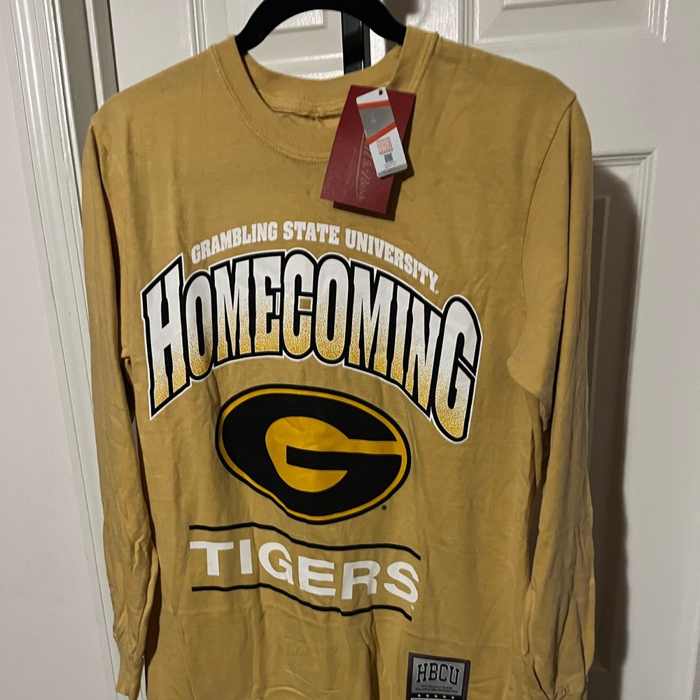 NWT Mitchell & Ness Gold Grambling State Homecoming Tee